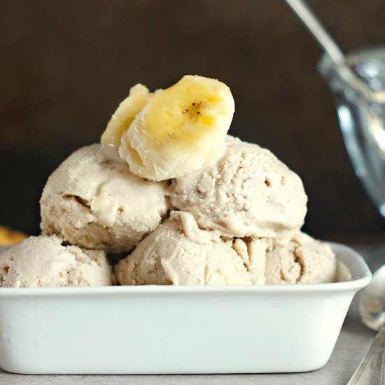 Banana-Peanut Butter Frozen Yogurt