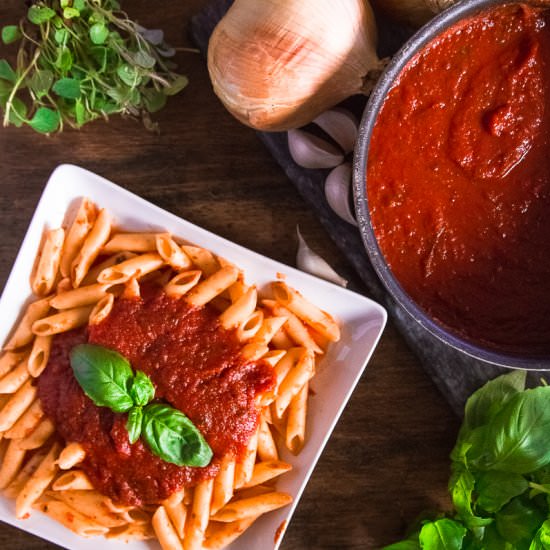 Old-Fashioned Marinara Sauce