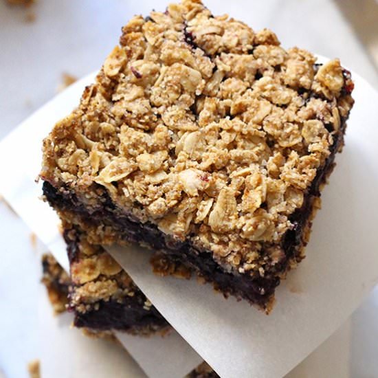 Vegan Berry Oat Bars