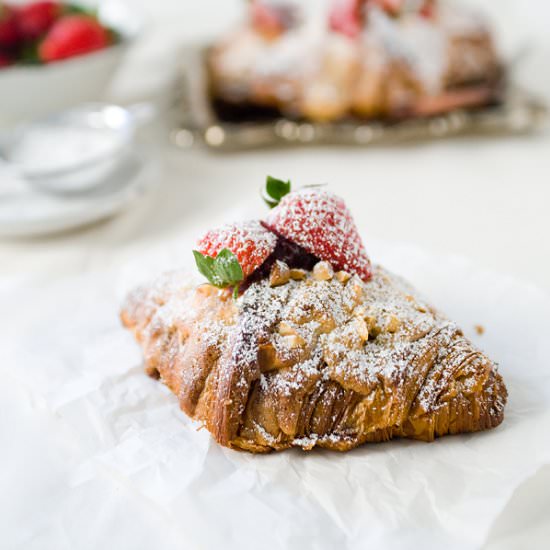 Peanut Butter and Jelly Croissants