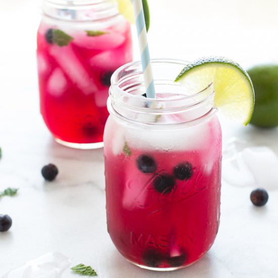 Blueberry Mojito Kombucha