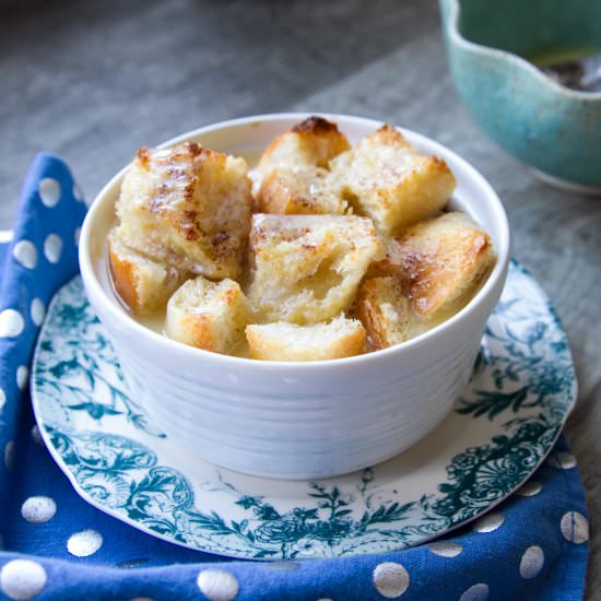 Single Serving Bread Pudding