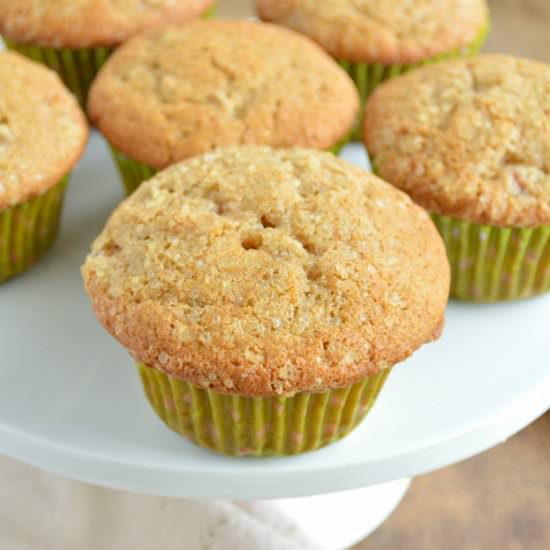 Ginger Rhubarb Muffins
