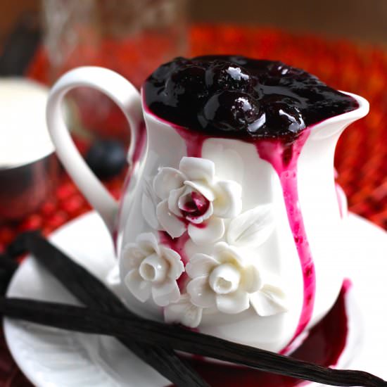 Vanilla Blueberry Citrus Compote