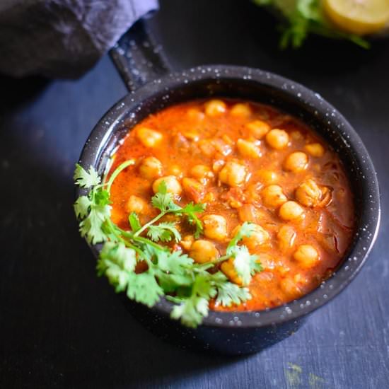 Chickpeas Curry with Pickling Spice