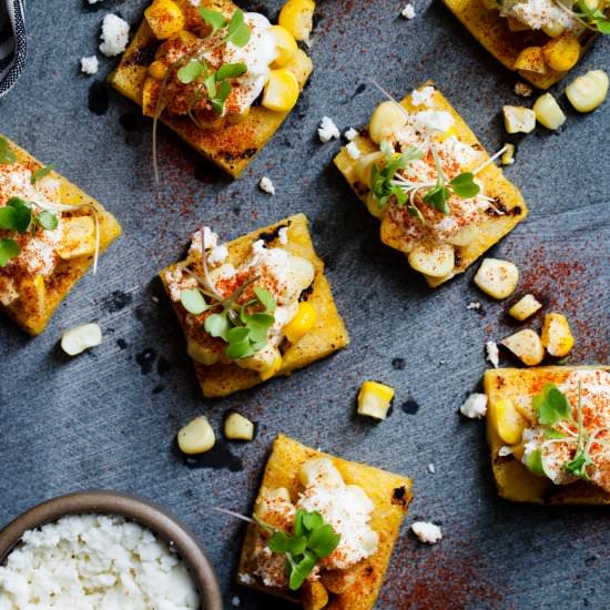 Mexican Street Corn Grilled Polenta