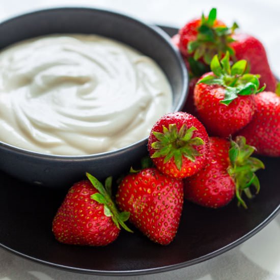 Easy Maple Greek Yogurt Dip