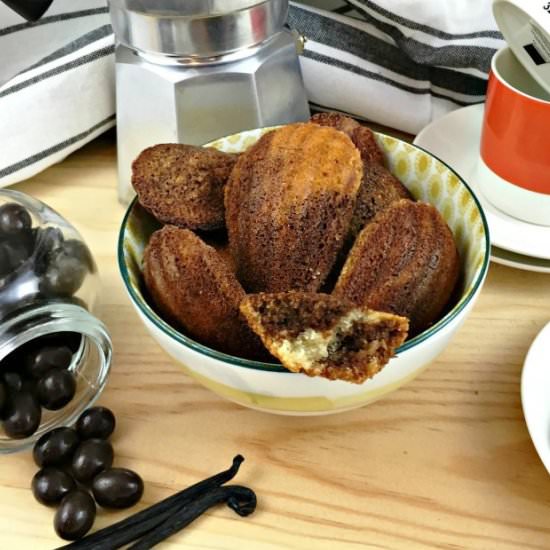 Marbled Mocha Madeleines
