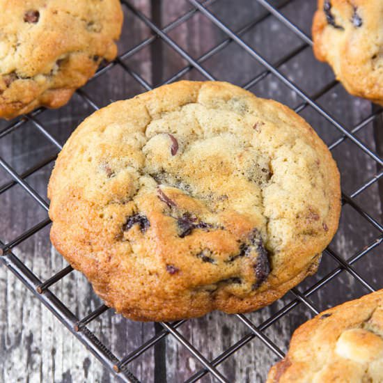 Cherry Triple Chocolate Chip Cookie