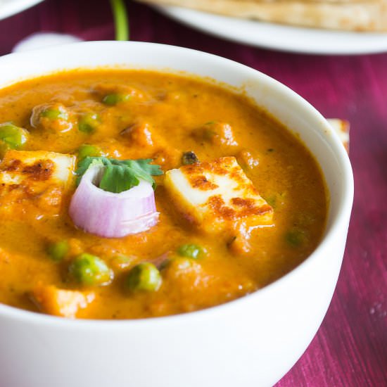 Matar / Mutter Paneer