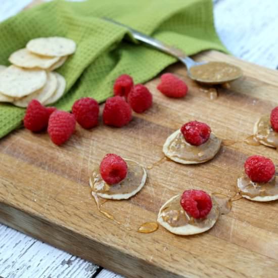 Raspberry Almond Butter Bites