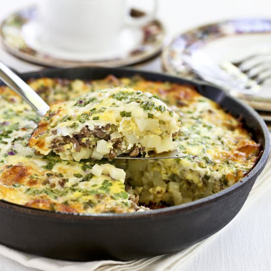Sausage, Potato, and Egg Skillet