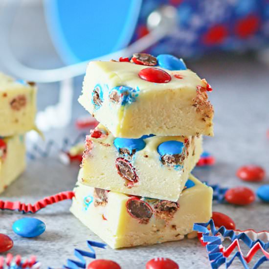 Red White & Blue Fudge