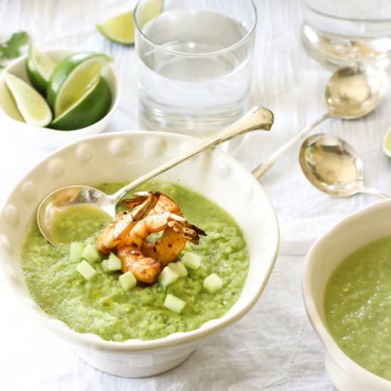 Green Tomato Gazpacho