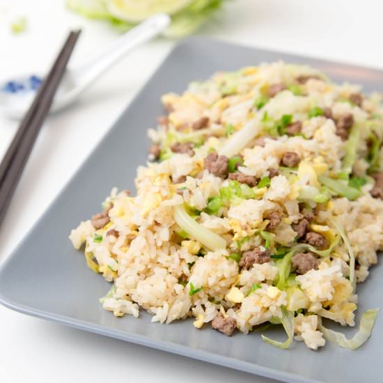 Hong Kong Style Beef Fried Rice