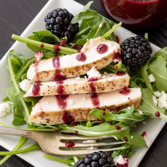 Grilled Chicken Goat Cheese Salad