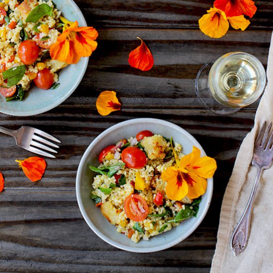 Millet Panzanella Salad