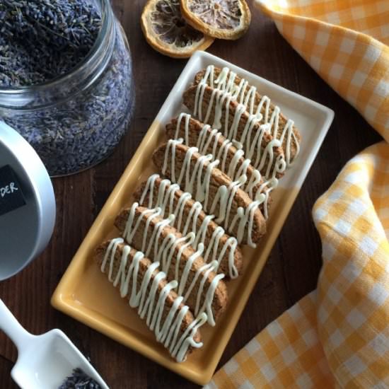 Lavender Lemon Biscotti