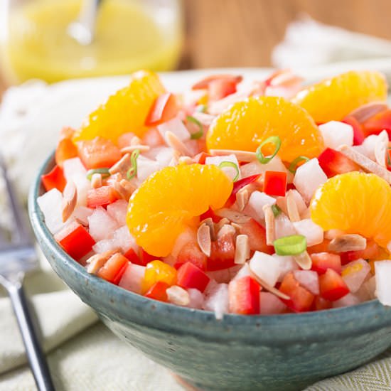 Jicama Salad Asian Vinaigrette
