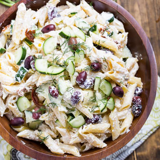 Tzatziki Pasta Salad