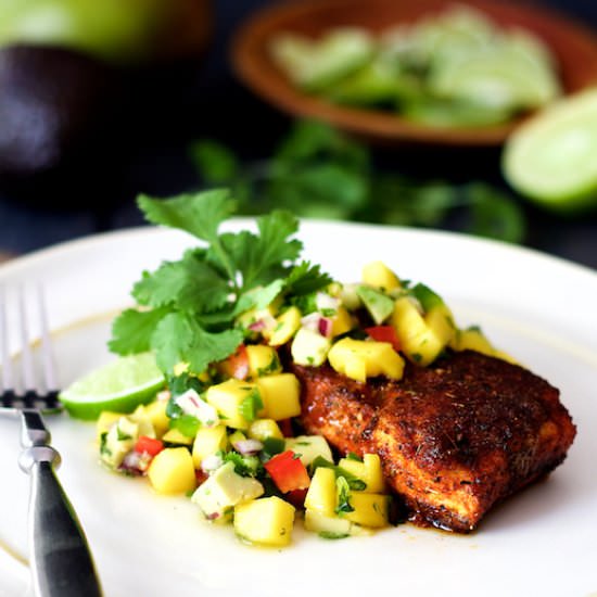 Blackened Halibut