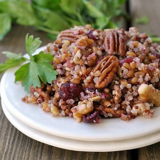 Quinoa and Wheat Berry Salad