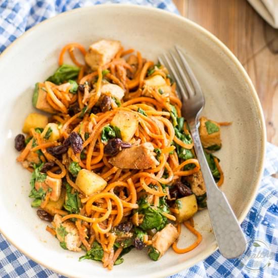 SWEET POTATO AND CHICKEN HASH