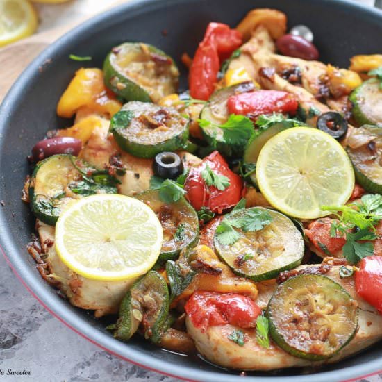 One Pan Mediterranean Chicken