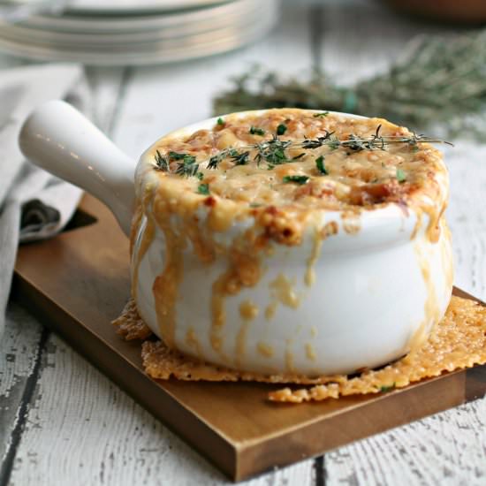 French Onion Mac and Cheese