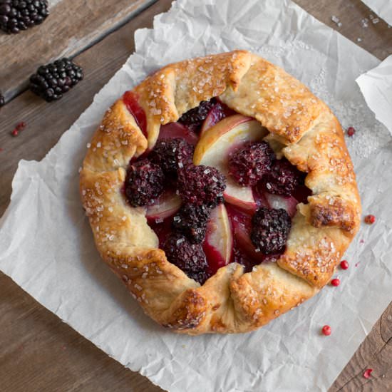 Blackberry Nectarine Galettes