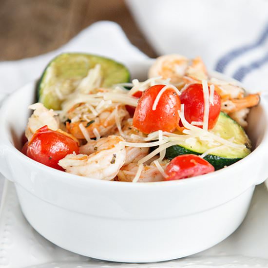 Zucchini and Shrimp Saute