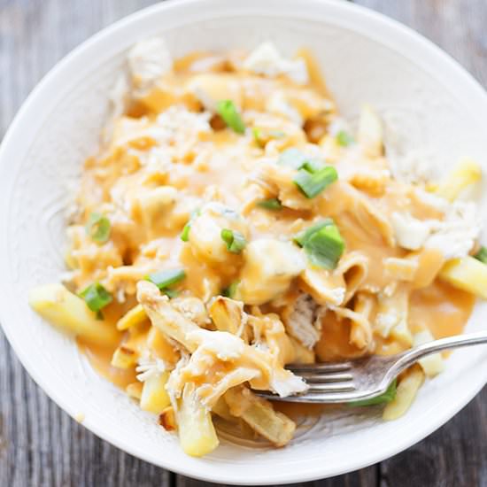 Buffalo Chicken Poutine