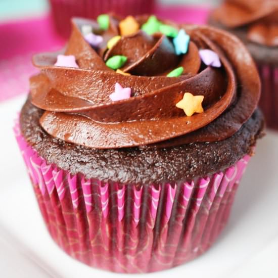 Dark Chocolate Cupcakes