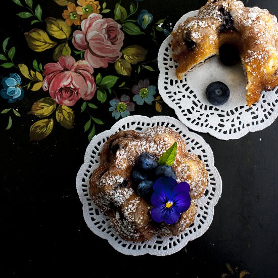Mini Blueberry Bundts