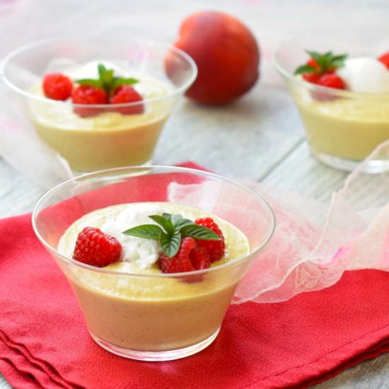 Paleo Peach Pudding