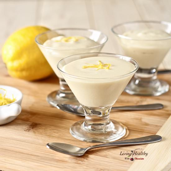 Frozen White Chocolate Lemon Mousse