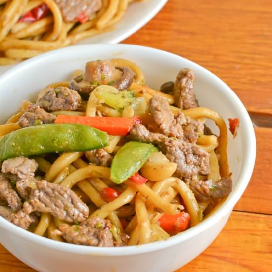 Beef Noodle Stir Fry