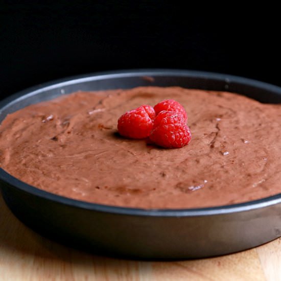 Healthy No Bake Chocolate Pie