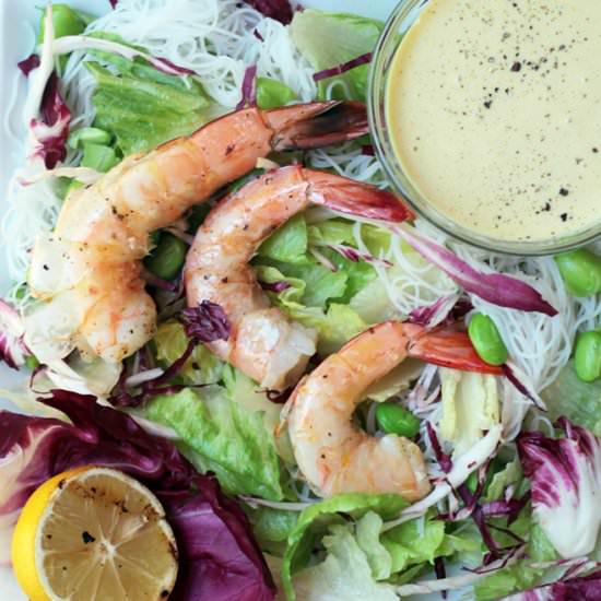Salad w Asian Caesar Dressing