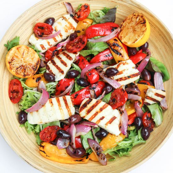 Grilled Greek Salad