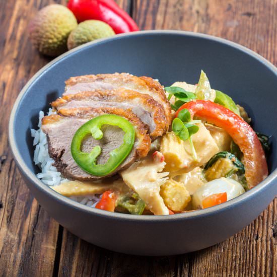 Red Curry with Seared Duck Breast