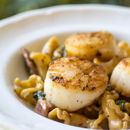 Pan Seared Sea Scallops