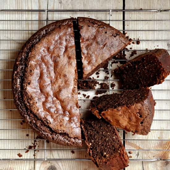 Cardamom and Rye Chocolate Cake