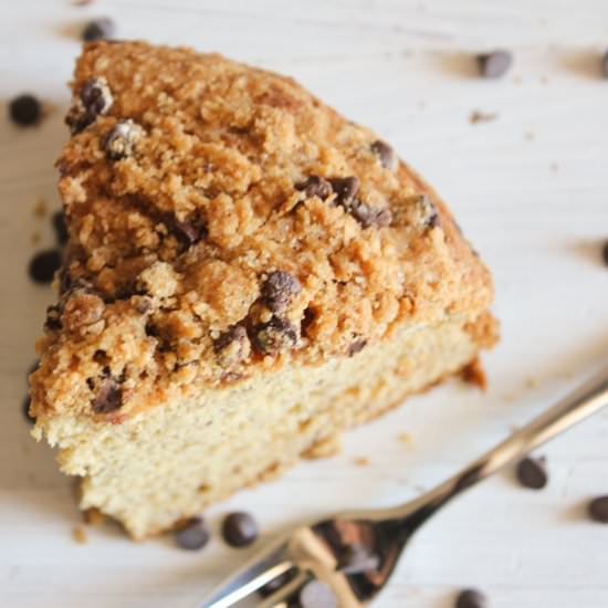 Banana Chocolate Chip Crumb Cake