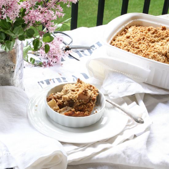 French Toast Apple Crisp