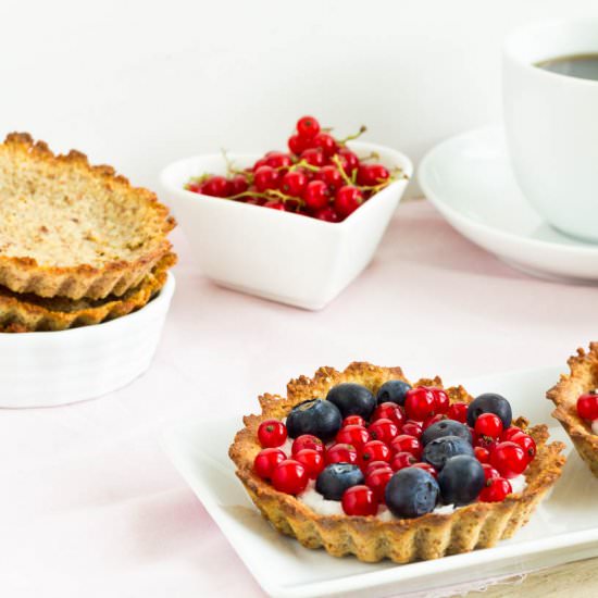 Paleo Tartlets with Berries