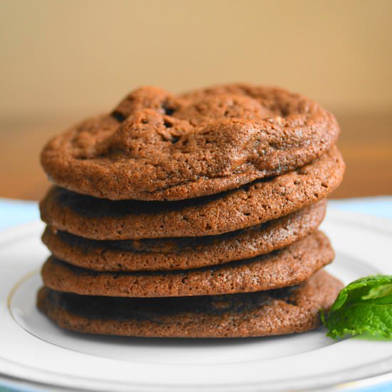 Mint Chocolate Chip Cookies