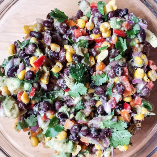 Black Bean, Corn & Avocado Salsa