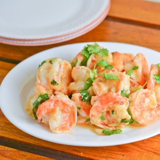 Hawaiian Garlic Shrimp