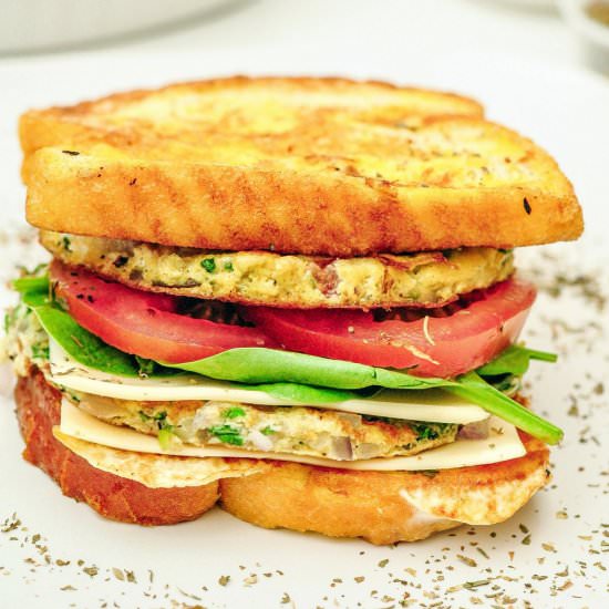 Egg Omelette Sandwich